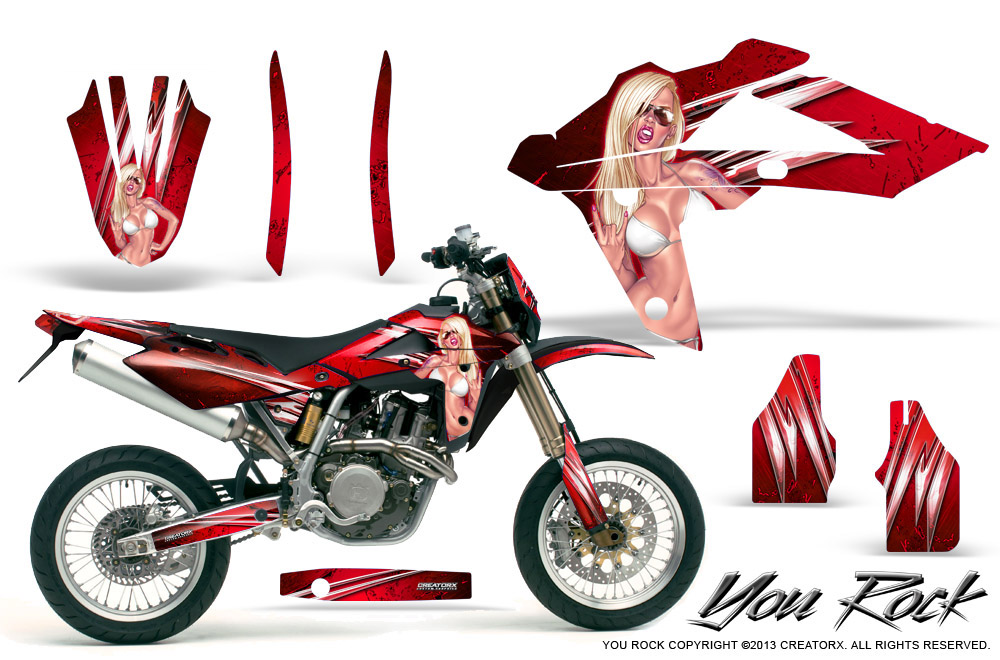 Husqvarna SMR 05-07 Graphics Kit You Rock Red BB NP